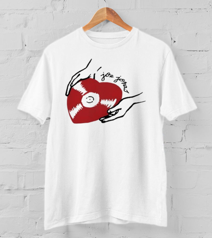Joe Jonas Vinyl Heart Record T-Shirt