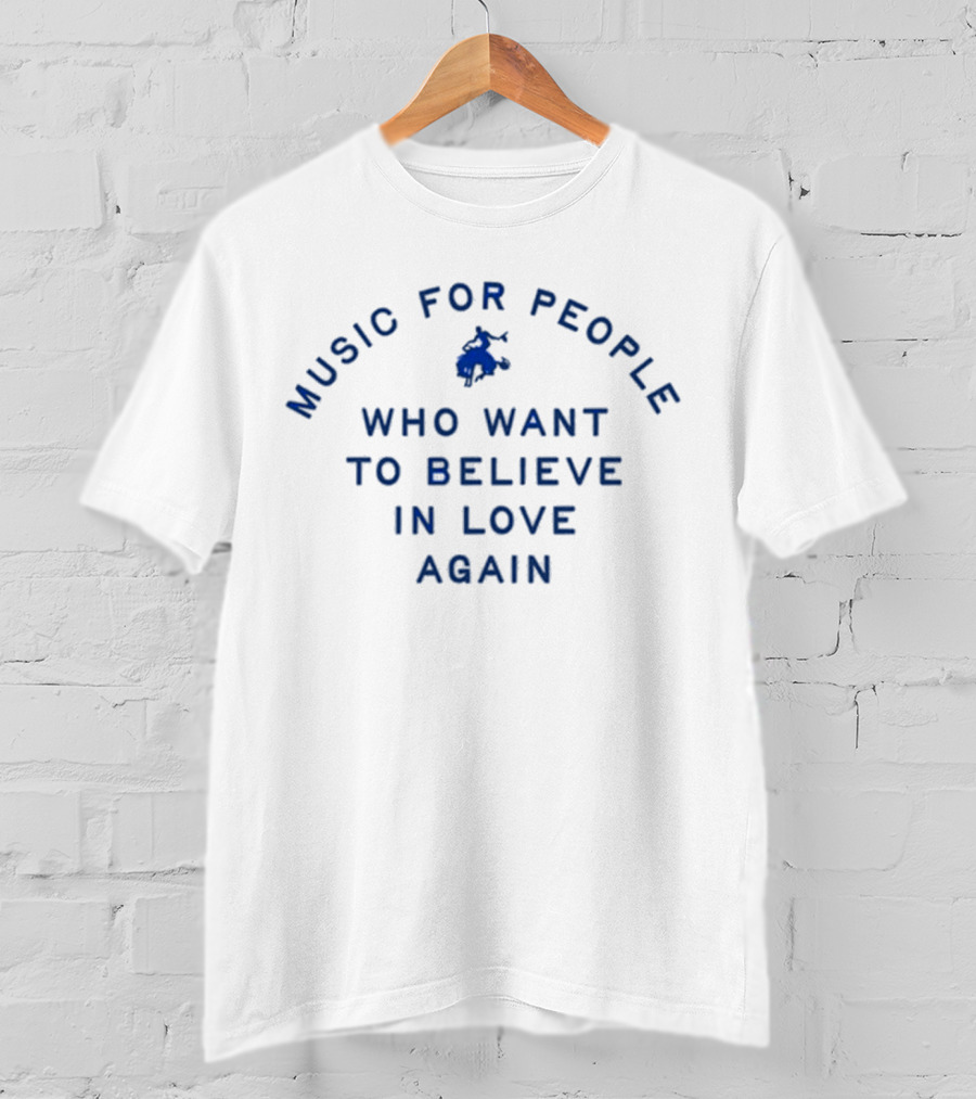 Joe Jonas The Horseshoe JJ Music For People Who Want To Believe In Love Again T-Shirt
