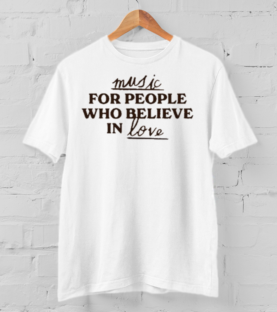 Joe Jonas Music For People Who Believe In Love T-Shirt