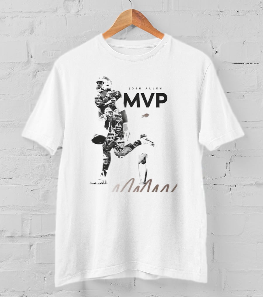 Josh Allen Buffalo Bills MVP Honors Iconic Running Pose T-Shirt