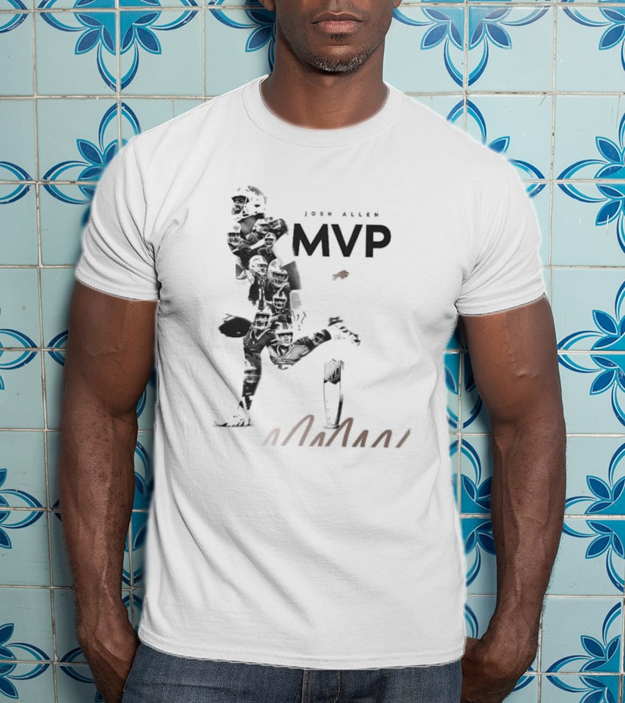 Josh Allen Buffalo Bills MVP Honors Iconic Running Pose T-Shirt
