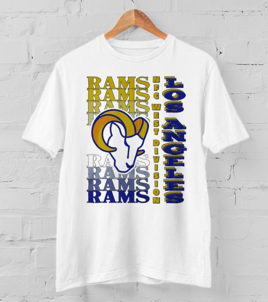 Rams Los Angeles NFC West Division T-Shirt