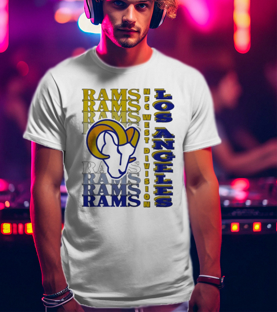 Rams Los Angeles NFC West Division T-Shirt