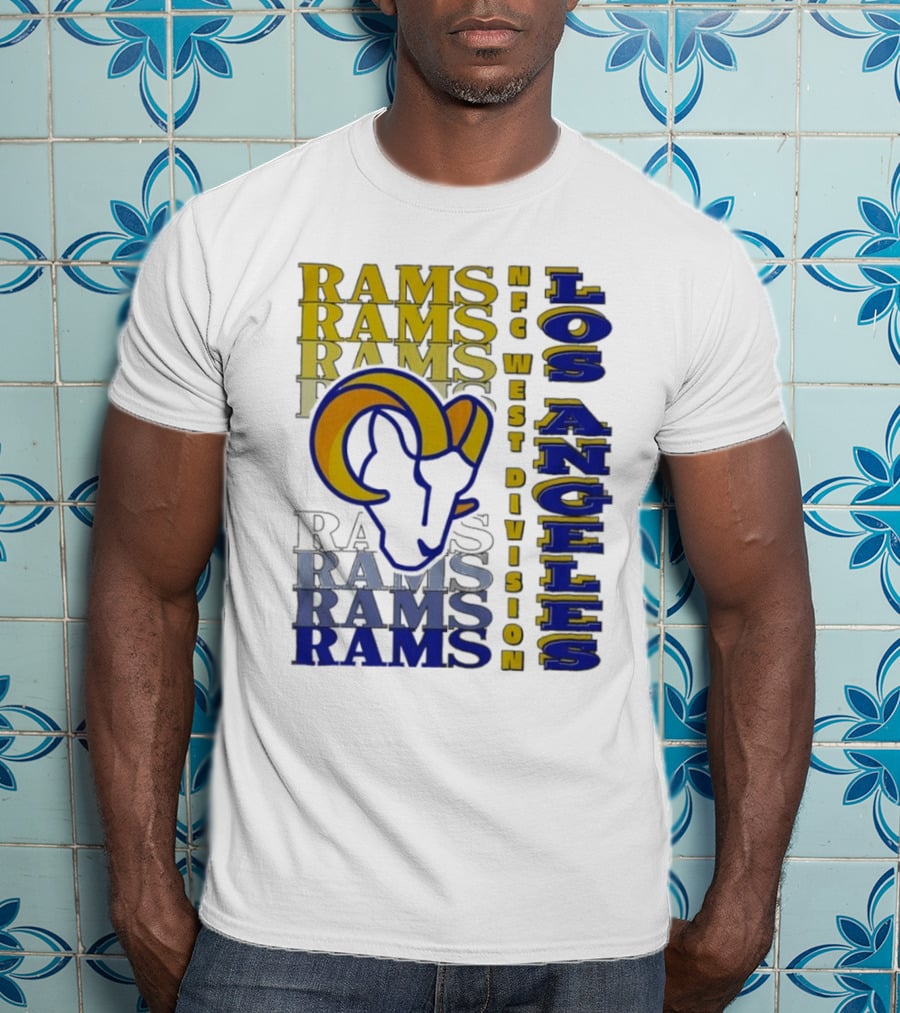 Rams Los Angeles NFC West Division T-Shirt