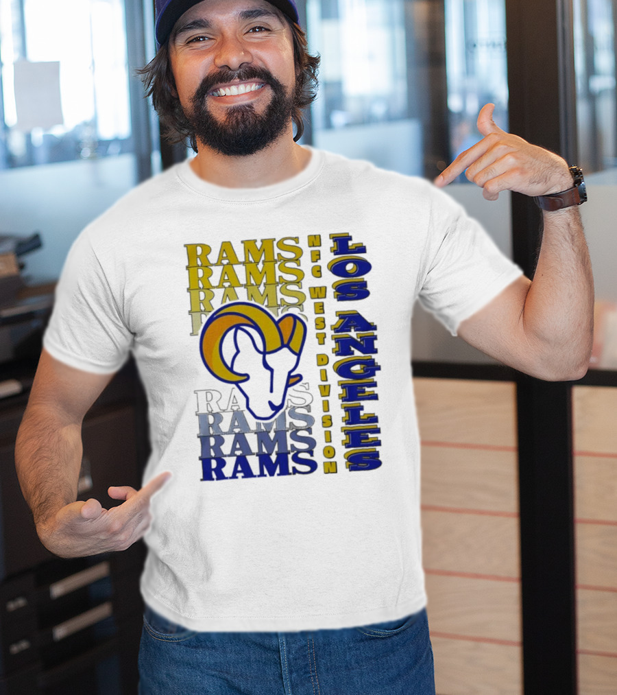 Rams Los Angeles NFC West Division T-Shirt
