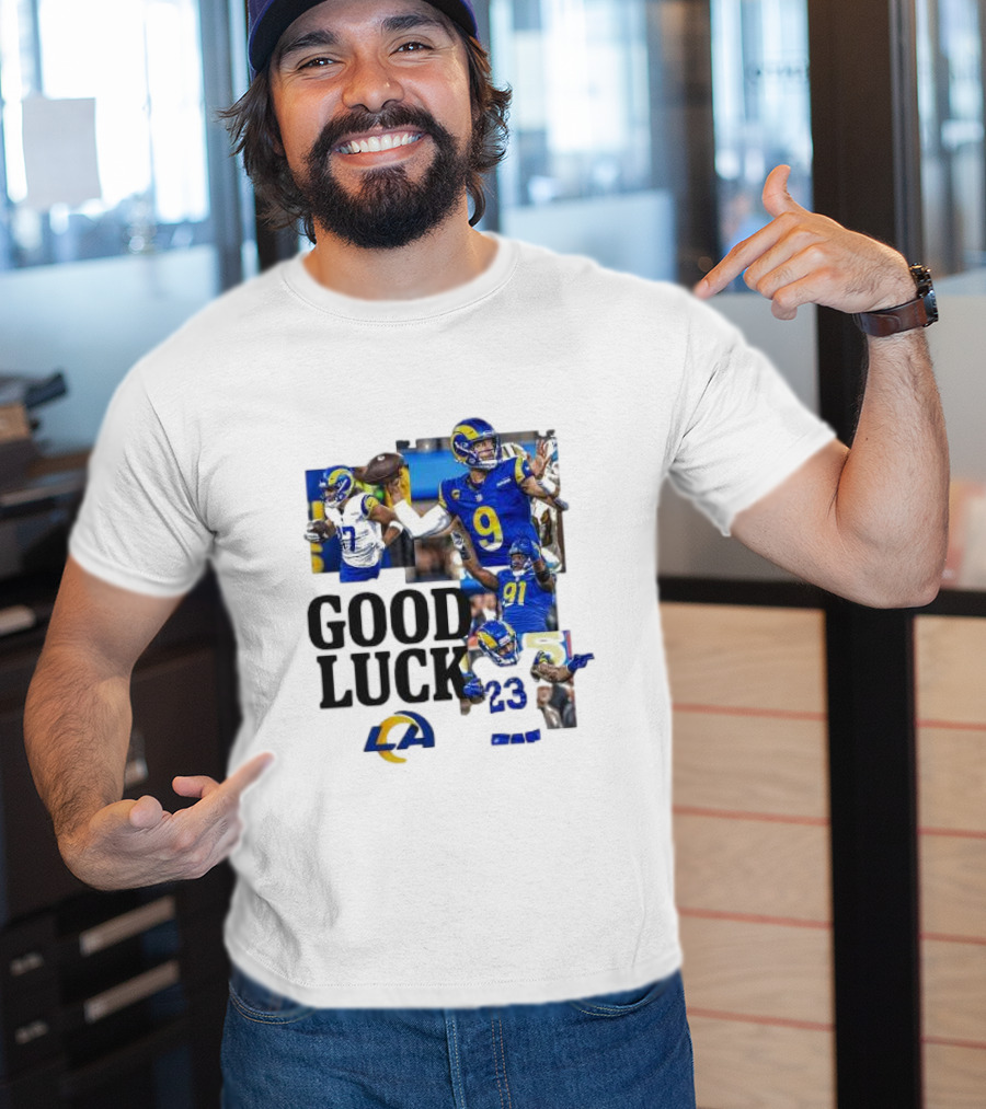 Los Angeles Rams Good Luck NFL Playoffs Est 1967 T-Shirt