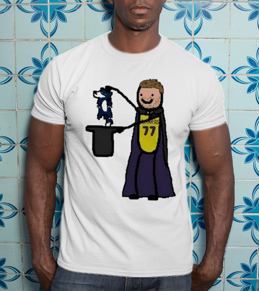Luka Doncic 77 Lakers Magic Cartoon T-Shirt