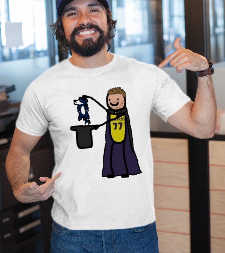 Luka Doncic 77 Lakers Magic Cartoon T-Shirt