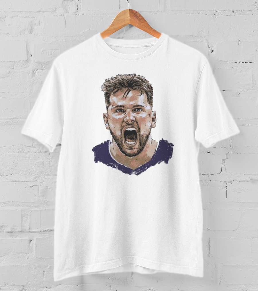 Luka Doncic Los Angeles Lakers Jersey Scream T-Shirt