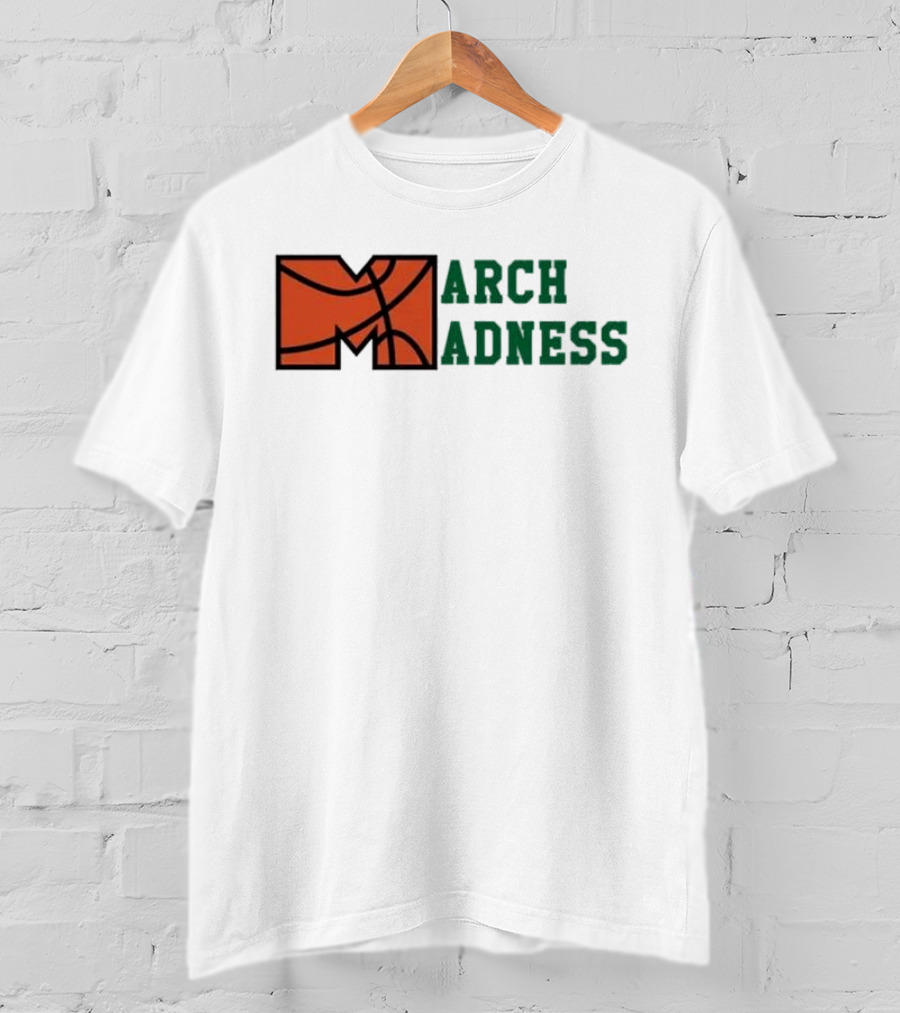 March Madness Basketball M Arch Adness T-Shirt