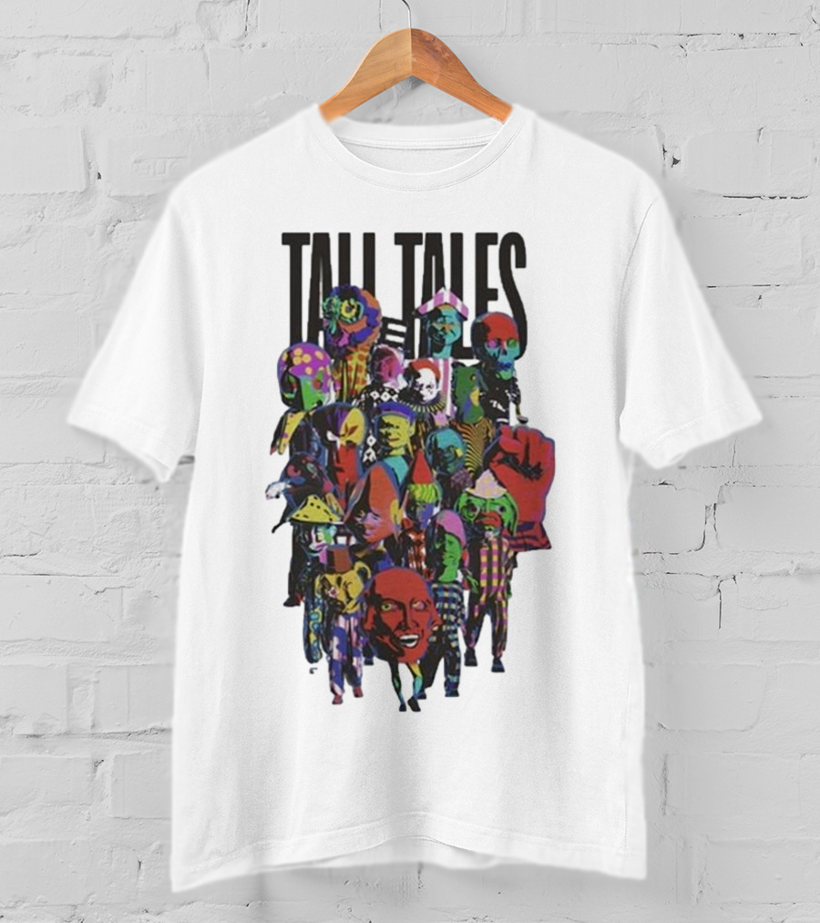 Mark Pritchard Tall Tales Colorful Parade Characters T-Shirt