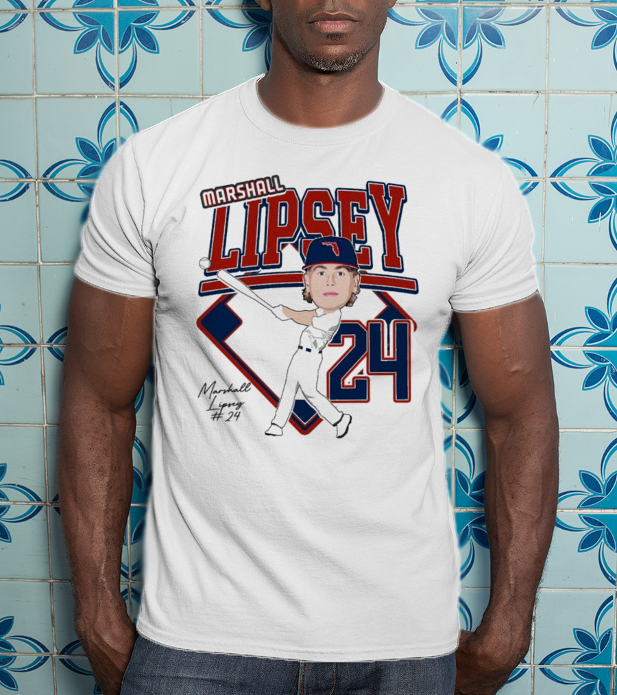 Marshall Lipsey 24 Baseball 2025 M. Reshold T-Shirt