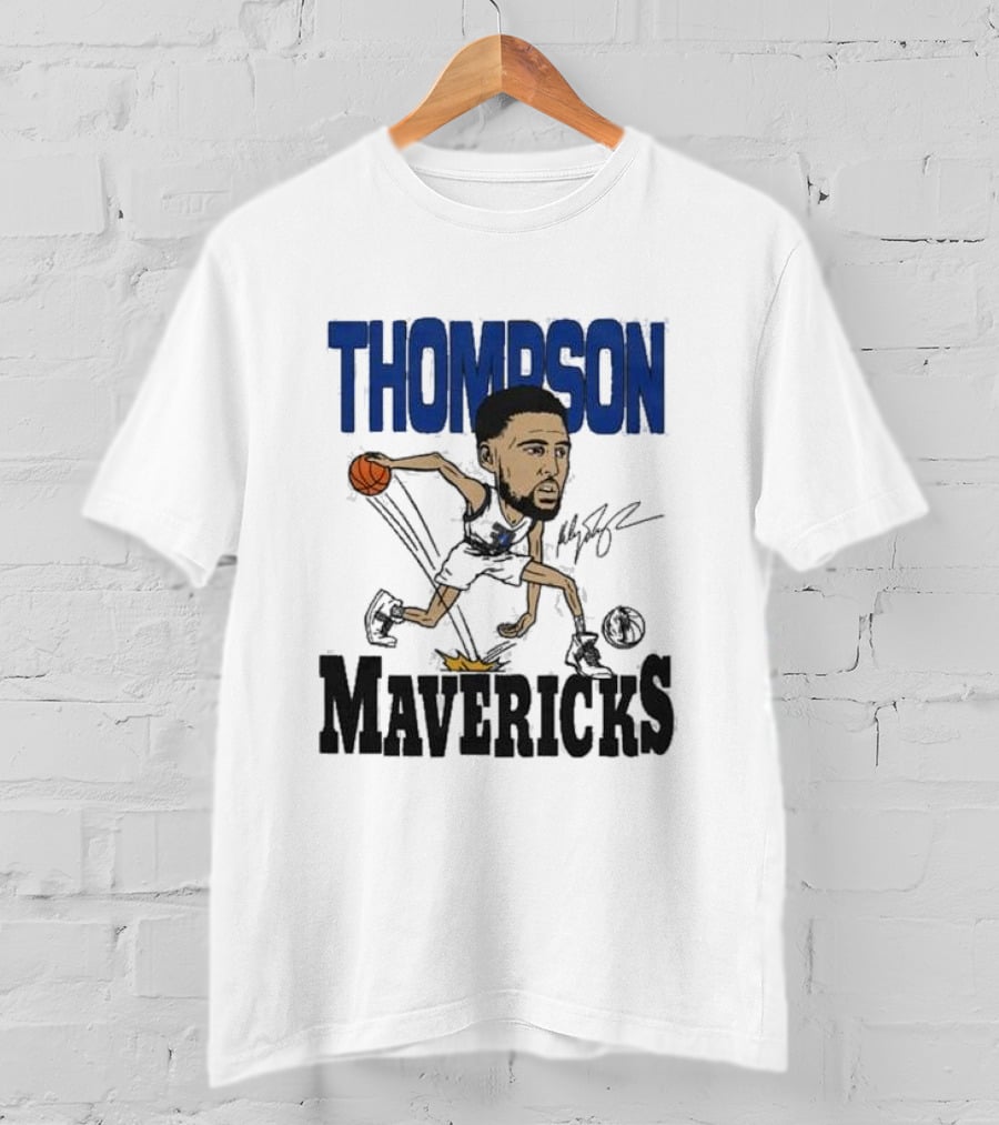 Klay Thompson Mavericks Basketball Caricature T-Shirt