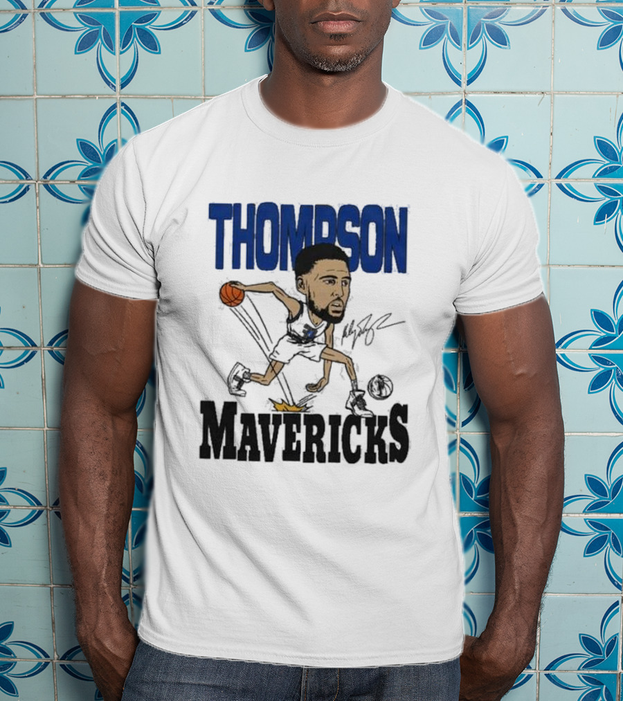 Klay Thompson Mavericks Basketball Caricature T-Shirt