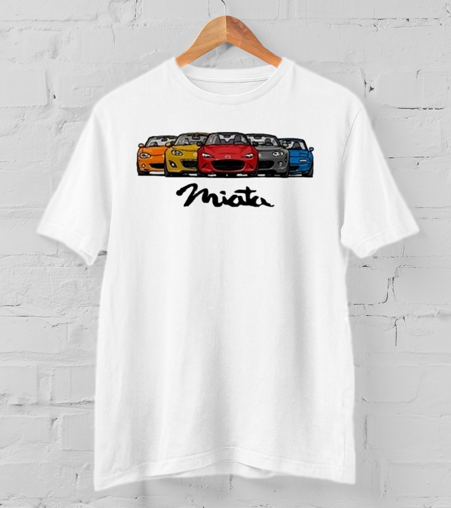 Mazda MX-5 Miata Generations Classic Lineup T-Shirt