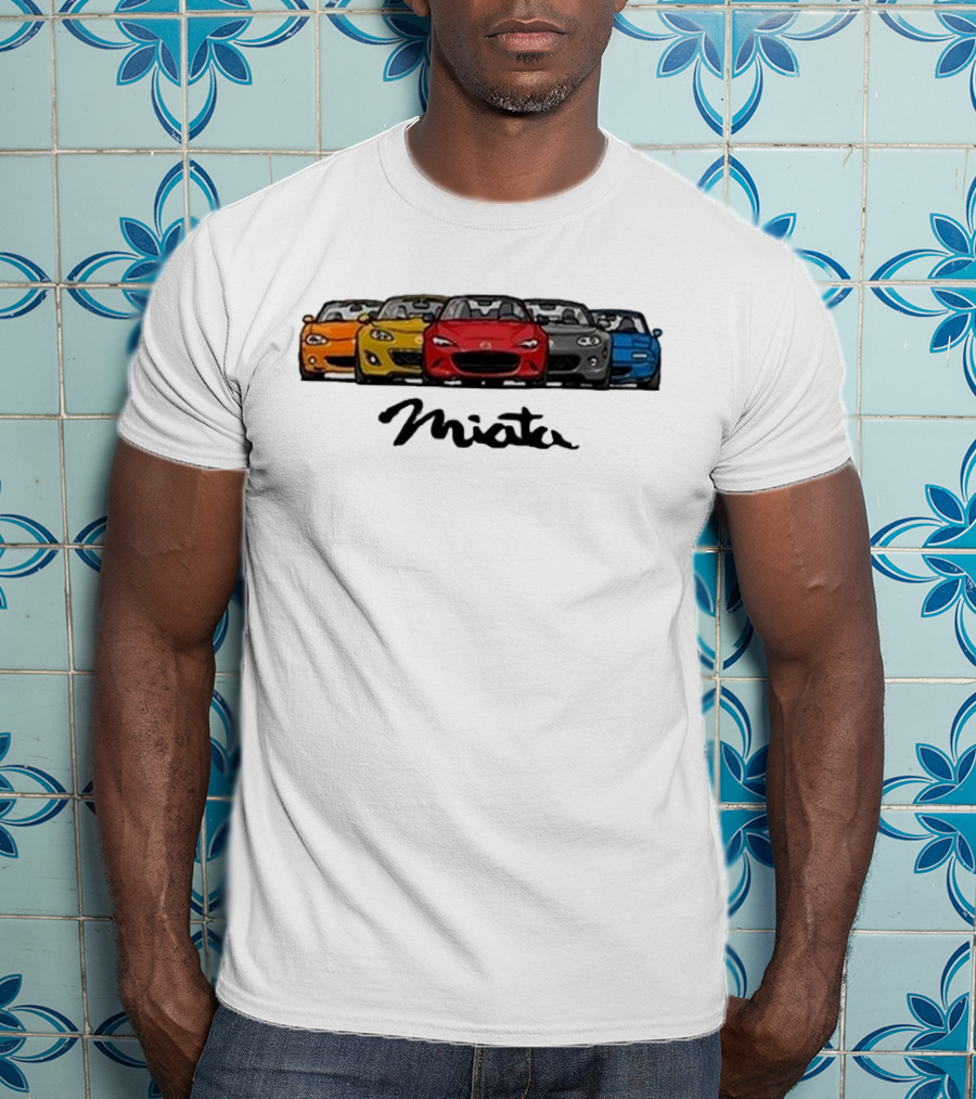 Mazda MX-5 Miata Generations Classic Lineup T-Shirt