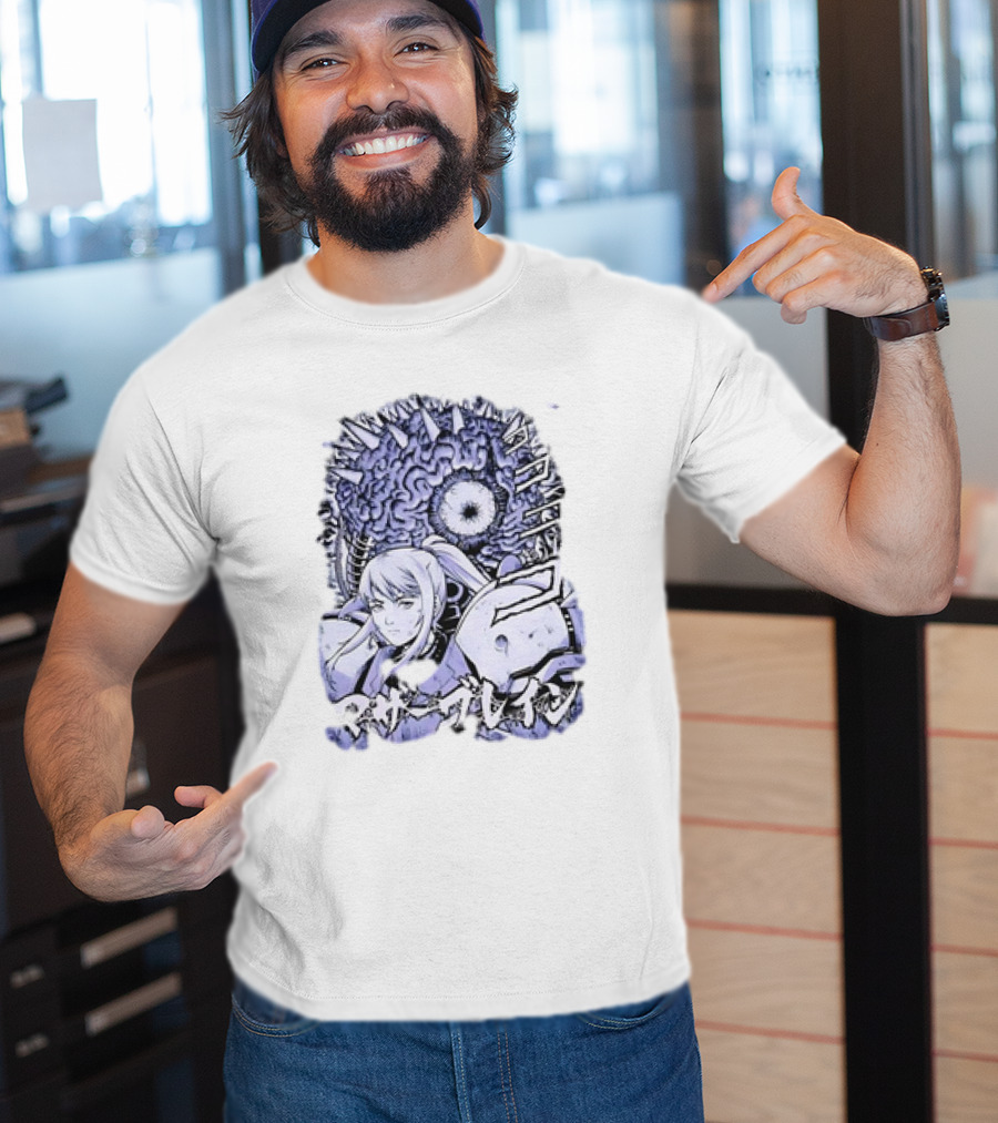 Metroid Mother Brain Samus Manga Style T-Shirt