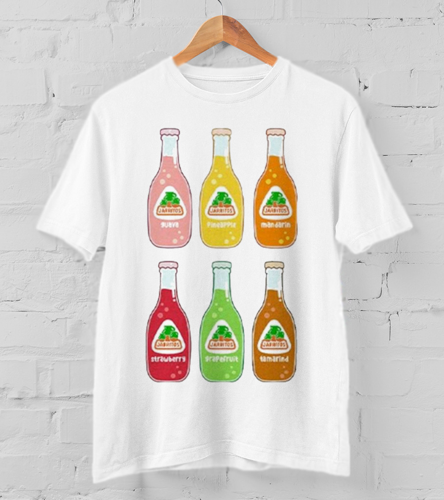 Jarritos Soda Bottle Guava Pineapple Mandarin Strawberry Grapefruit Tamarind T-Shirt