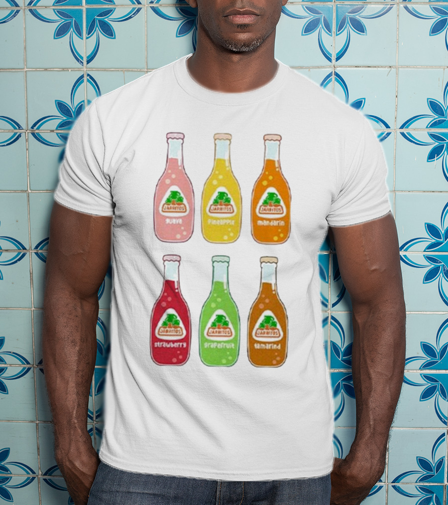 Jarritos Soda Bottle Guava Pineapple Mandarin Strawberry Grapefruit Tamarind T-Shirt