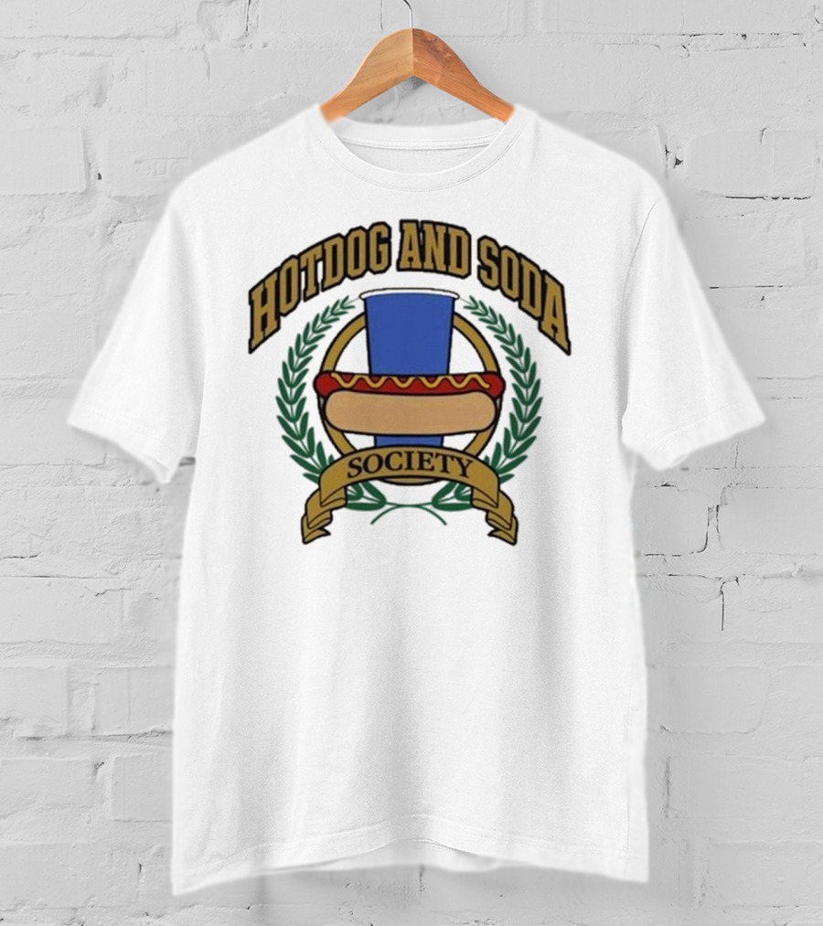Hotdog And Soda Society Middle Class Fancy T-Shirt