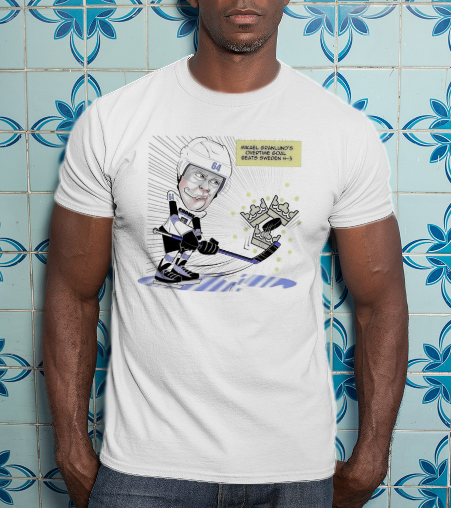 Mikael Granlund Overtime Goal Wins 4-3 Against Sweden With Hockey Crown Icon T-Shirt