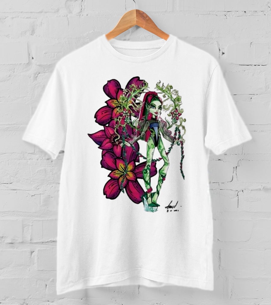 Monster High Venus McFlytrap Lily Blossom Vines Fashion Style T-Shirt