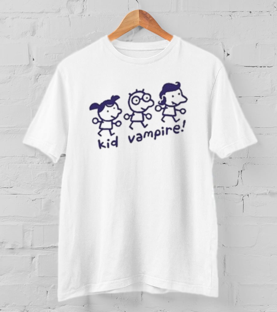Mummy Joe Kid Vampire Purple Cartoon Characters T-Shirt