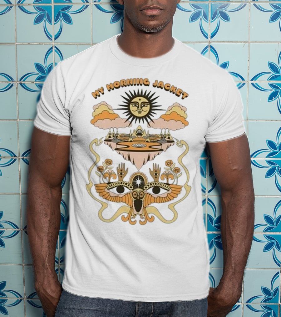 My Morning Jacket Suniverse Sun Owl Cloud Fantasy T-Shirt