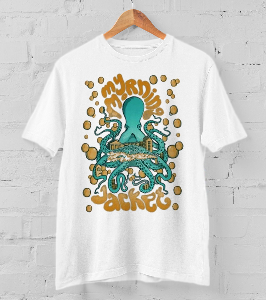 My Morning Jacket Tentacles Octopus And Bubbles T-Shirt