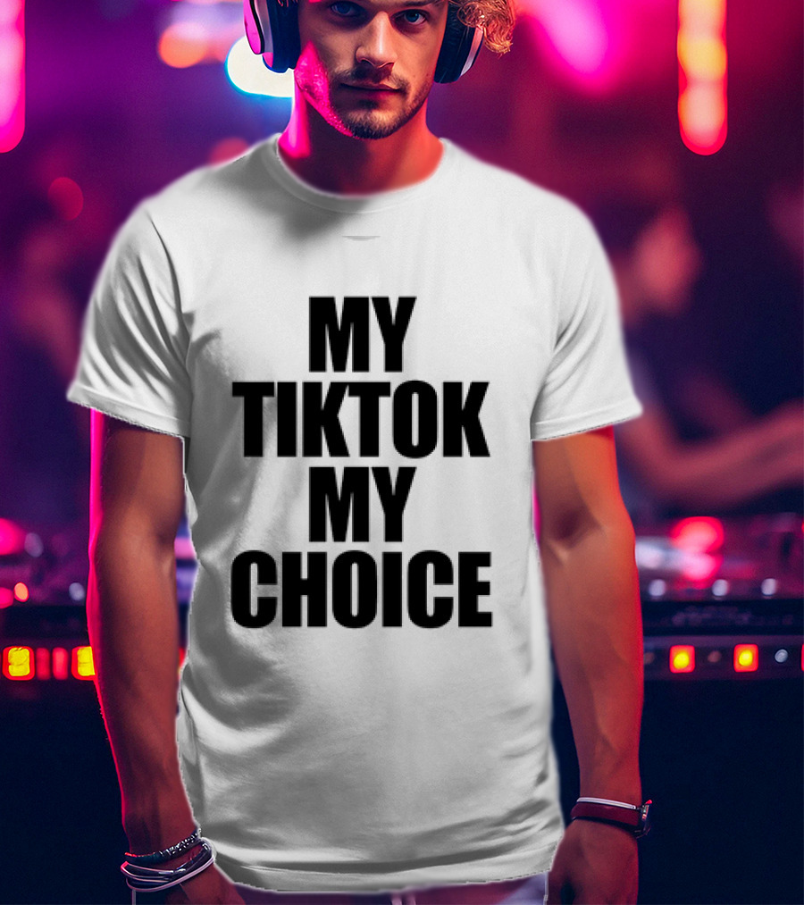 My TikTok My Choice Retro Cassette Tape T-Shirt