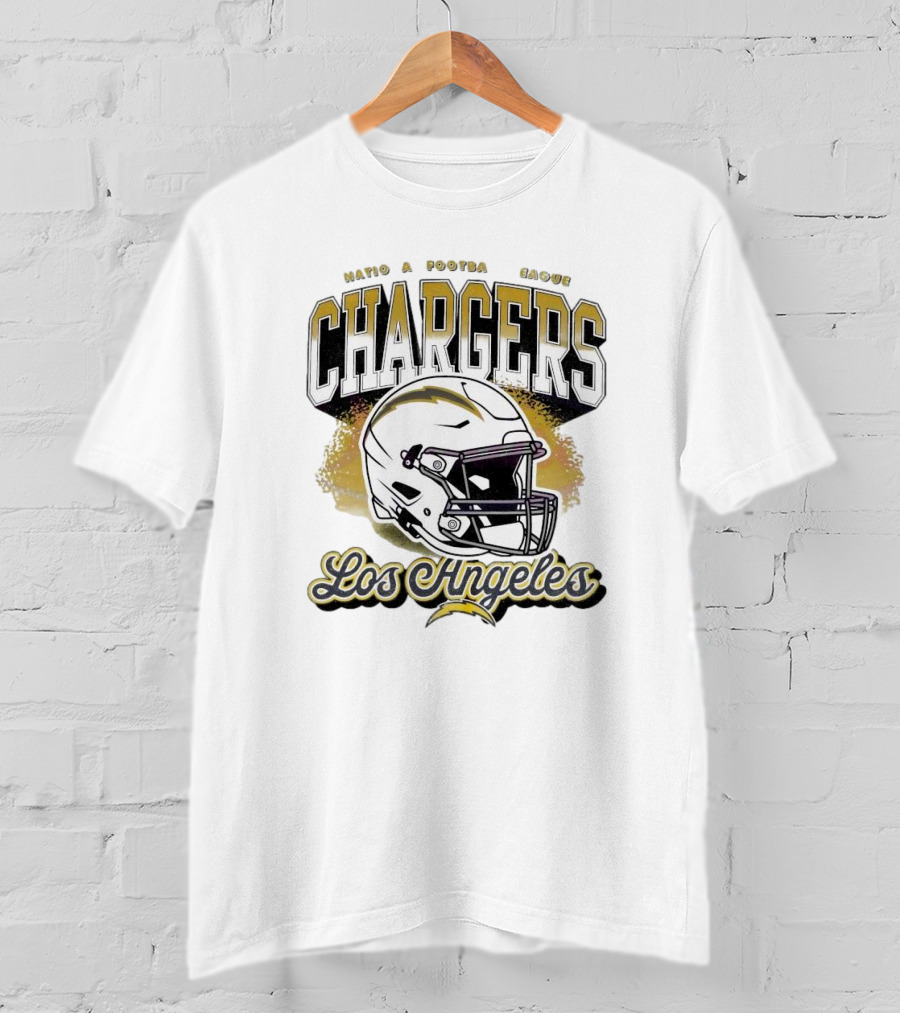 National Football League Chargers Los Angeles Helmet 2025 T-Shirt