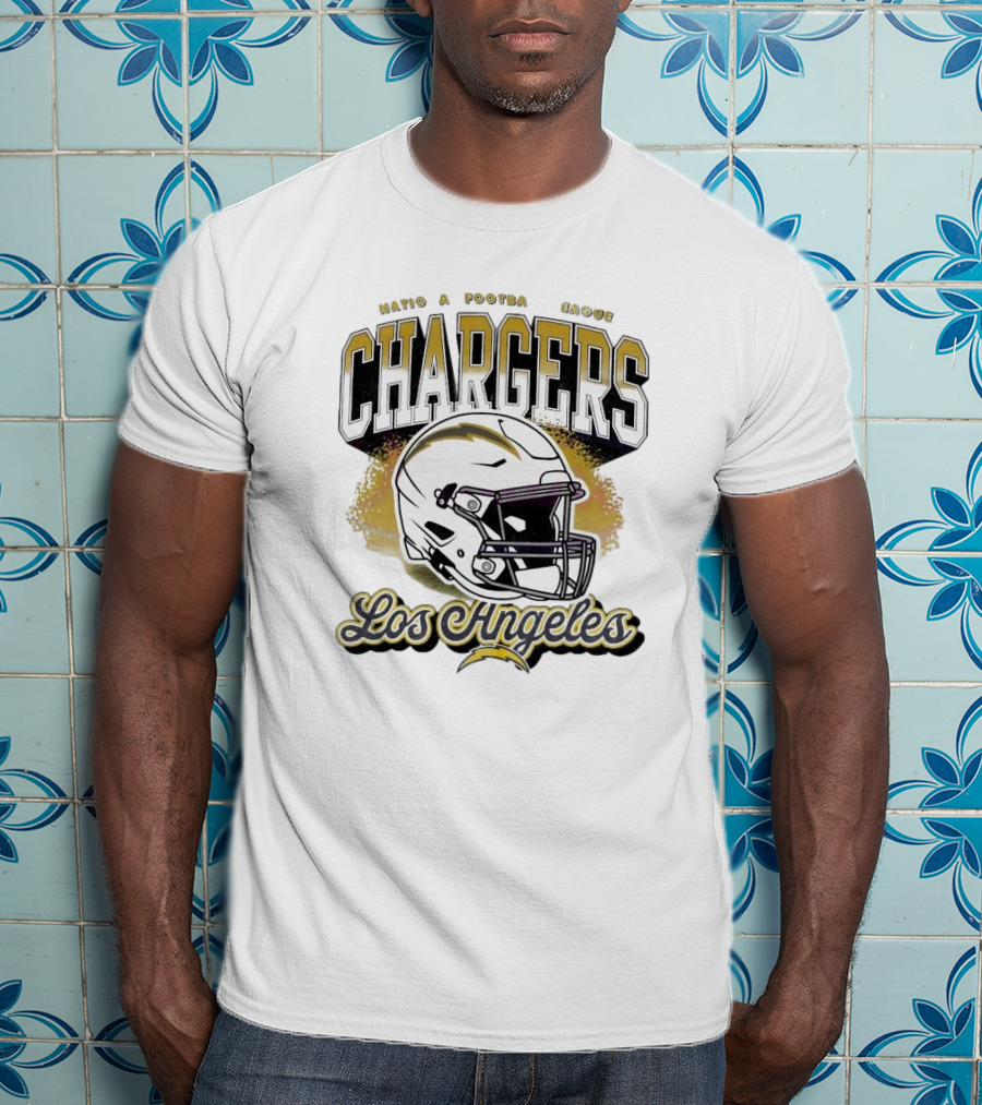 National Football League Chargers Los Angeles Helmet 2025 T-Shirt