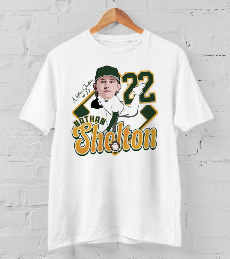 Nathan Shelton 22 Baseball Player 2025 T-Shirt