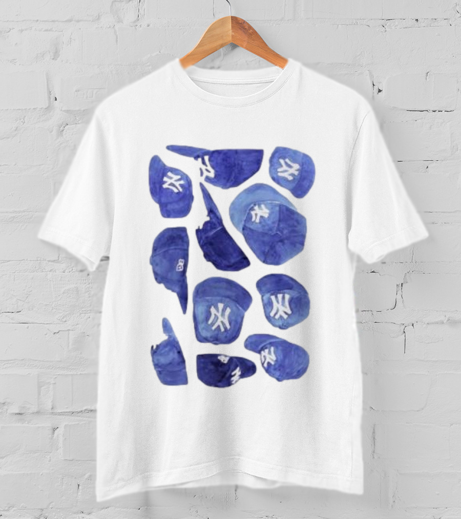 New York Yankees Hats Collection T-Shirt