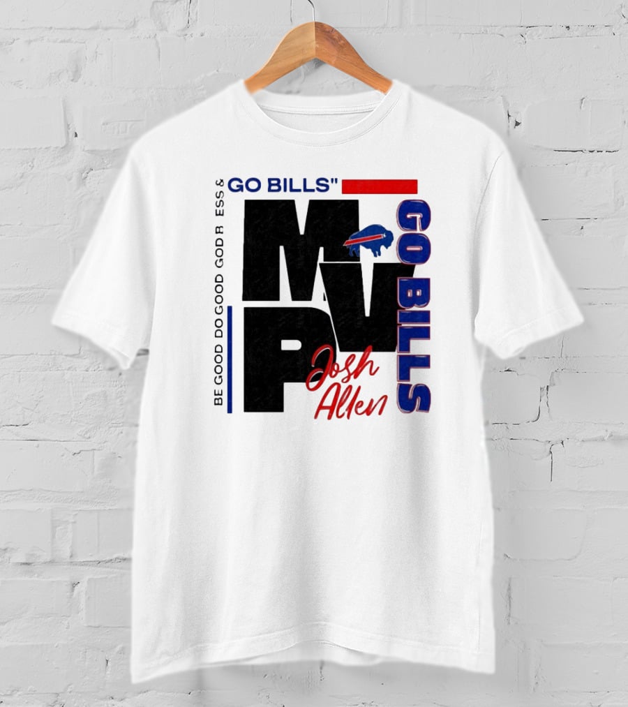 "Go Bills Josh Allen MVP Buffalo Football" T-Shirt