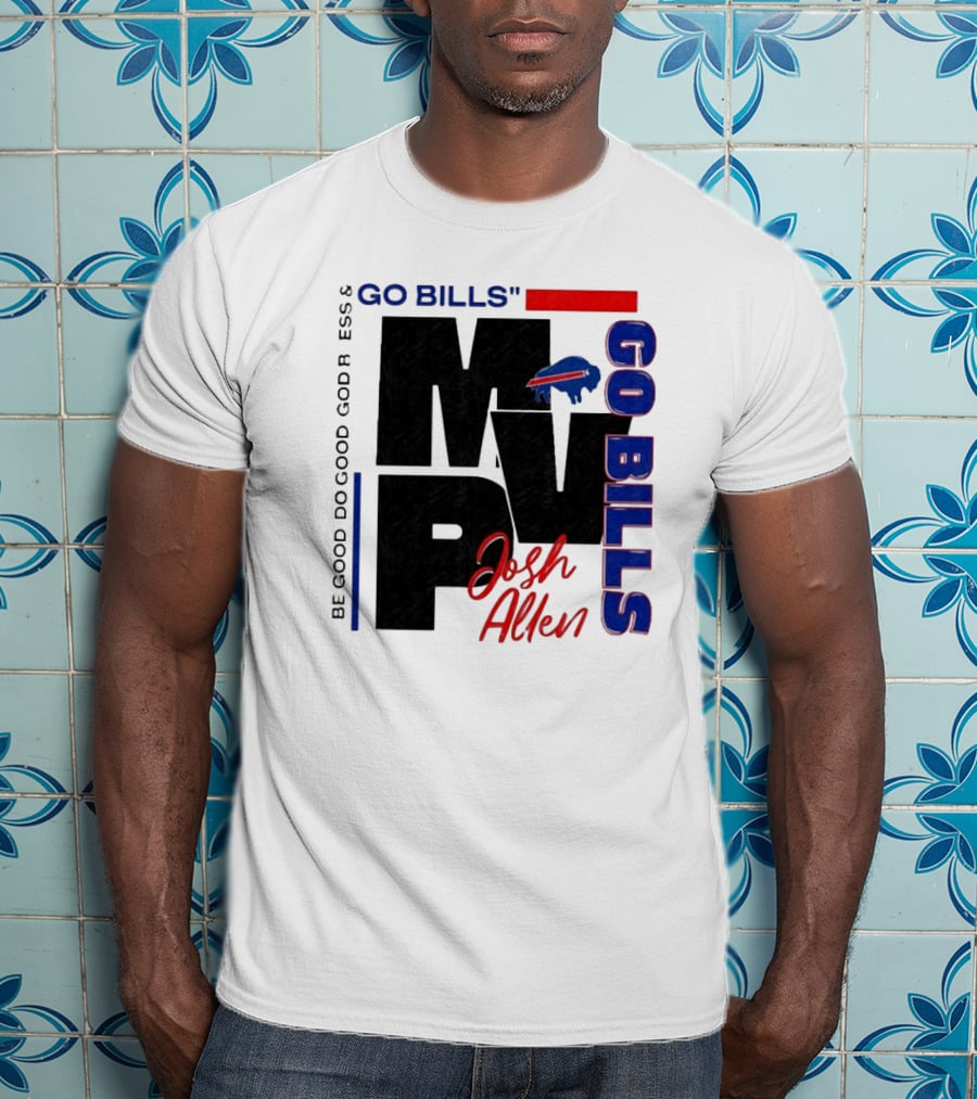 "Go Bills Josh Allen MVP Buffalo Football" T-Shirt