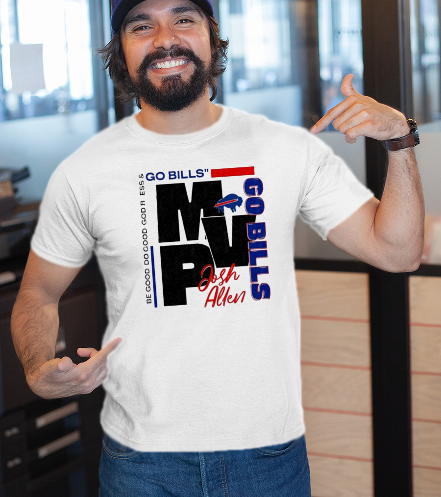 "Go Bills Josh Allen MVP Buffalo Football" T-Shirt