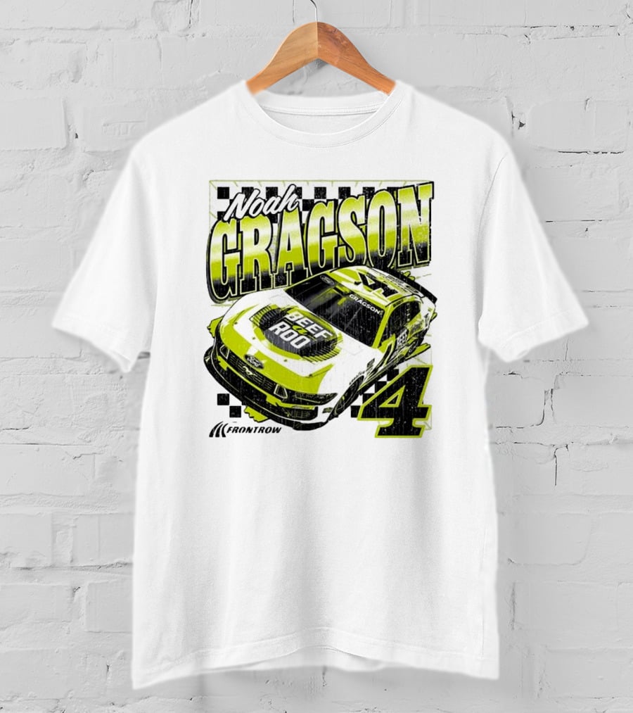 Noah Gragson Beef-A-Roo Car Racing Number 4 T-Shirt