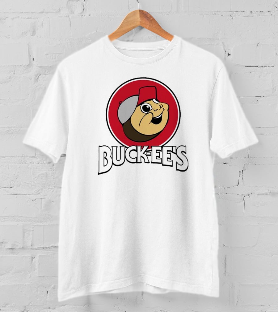 Ohio State Buckeyes Buc-ee's Beavers Retro Illustration T-Shirt