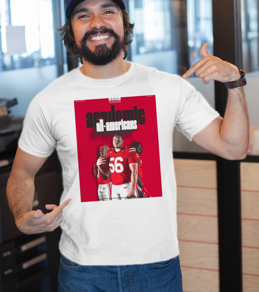 Ohio State Football Academic All-Americans Quinshon Judkins Seth McLaughlin Donovan Jackson T-Shirt