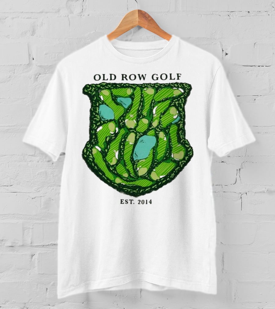 Old Row Golf Course Pigment Dyed T-Shirt