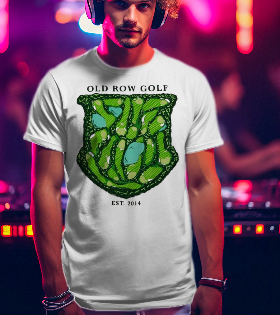 Old Row Golf Course Pigment Dyed T-Shirt