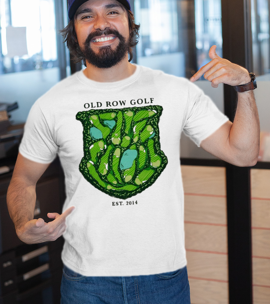 Old Row Golf Course Pigment Dyed T-Shirt