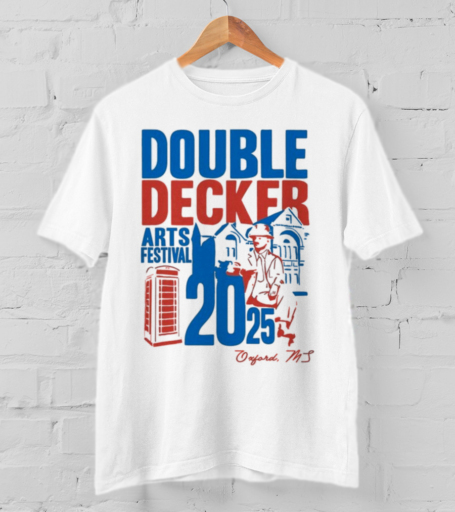 Ole Miss Rebels Double Decker Arts Festival 2025 Oxford MS T-Shirt