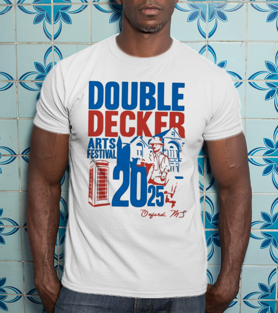 Ole Miss Rebels Double Decker Arts Festival 2025 Oxford MS T-Shirt