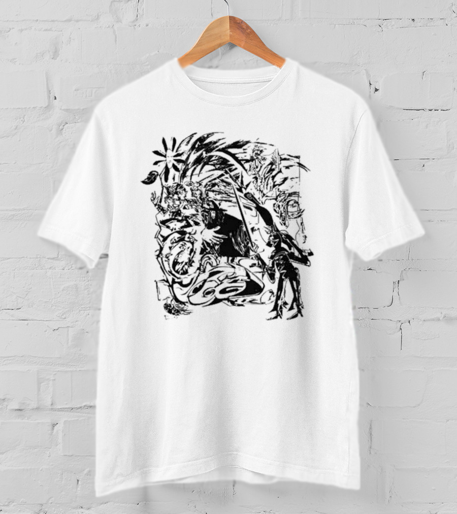 Osees Total Control Psychedelic Skeletons And Botanicals T-Shirt