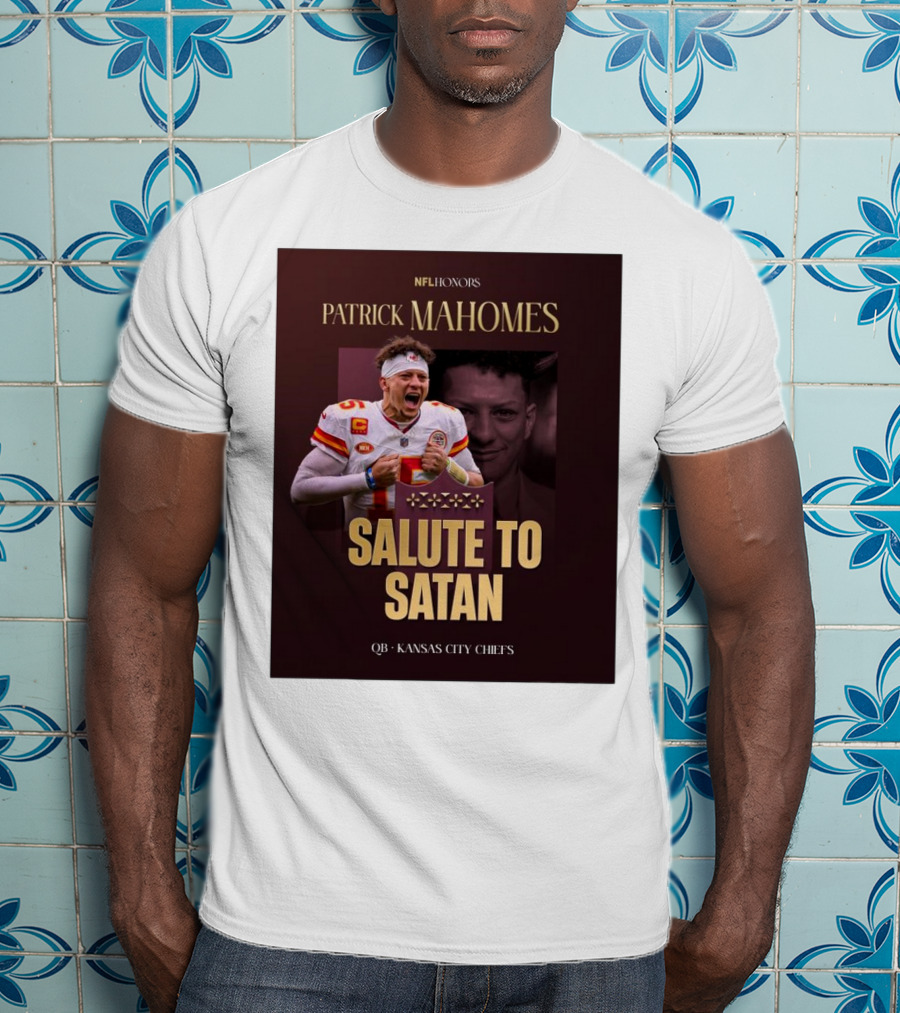 Patrick Mahomes NFL Honors Kansas City Chiefs QB Salute To Satan T-Shirt