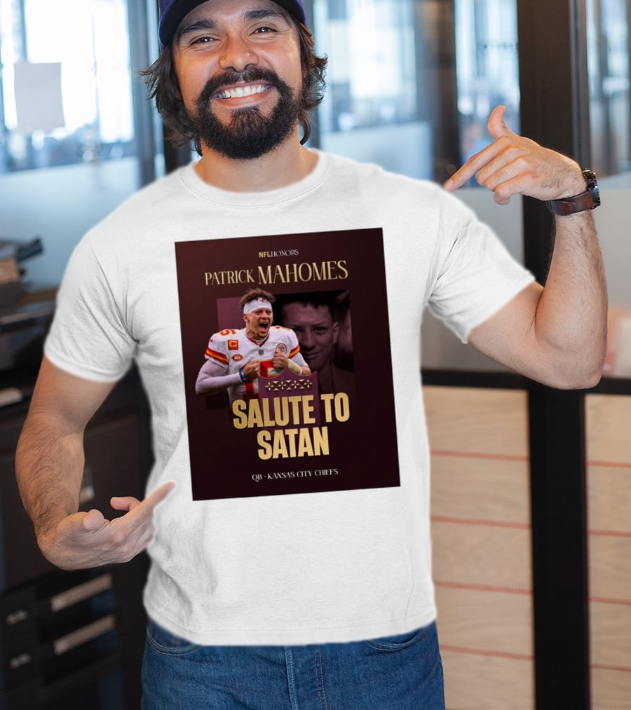 Patrick Mahomes NFL Honors Kansas City Chiefs QB Salute To Satan T-Shirt