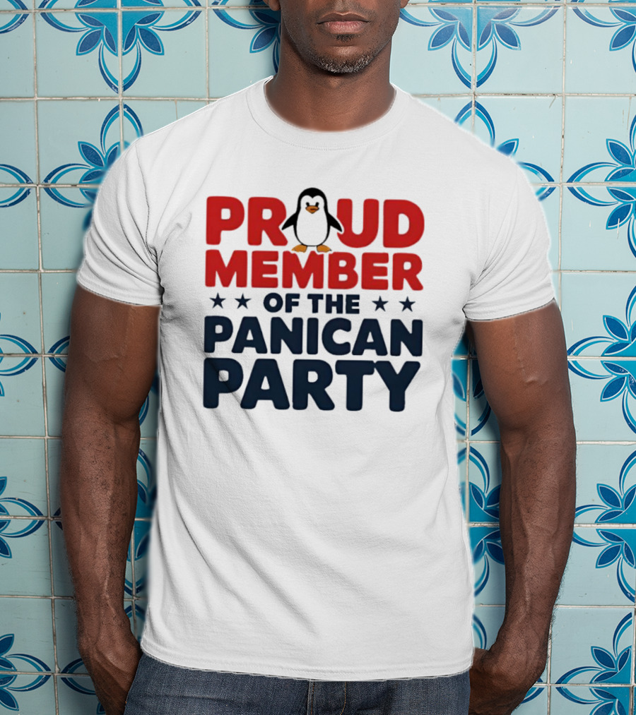 Proud Member Of The Panican Party Penguin T-Shirt