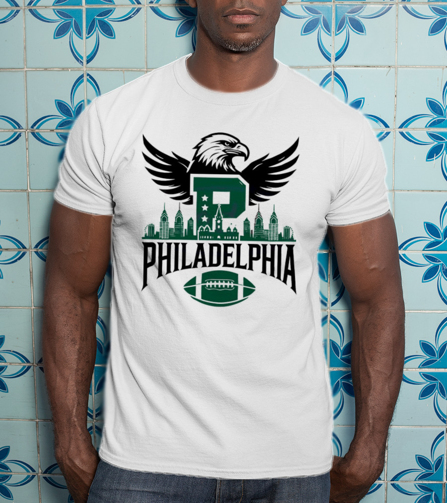 Philadelphia Skyline Football Team P Mascot 2025 T-Shirt